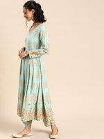 Load image into Gallery viewer, Box Pleated flare kurta with palazzo
