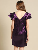 Load image into Gallery viewer, Frill Sleeve Shift dress
