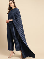 Load image into Gallery viewer, Jumpsuit with a dupatta Drape
