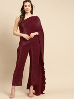 Load image into Gallery viewer, Jumpsuit with a dupatta Drape
