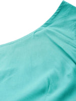 Load image into Gallery viewer, Cowl Skirt with dupatta drape and blouse
