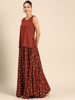 Load image into Gallery viewer, Flared Skirt with Short Kurti
