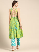 Load image into Gallery viewer, Deep back tie up kurta palazzo

