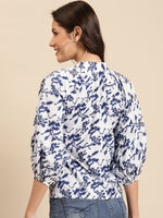 Load image into Gallery viewer, Balloon sleeve front placket top

