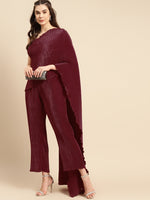 Load image into Gallery viewer, Jumpsuit with a dupatta Drape
