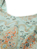 Load image into Gallery viewer, Crop Top with pleated palazzo
