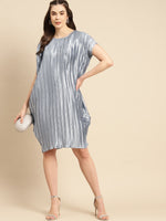 Load image into Gallery viewer, Anti fit Side Cowl Dress
