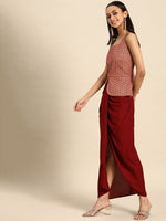 Load image into Gallery viewer, Dhoti Skirt with Long peplum top
