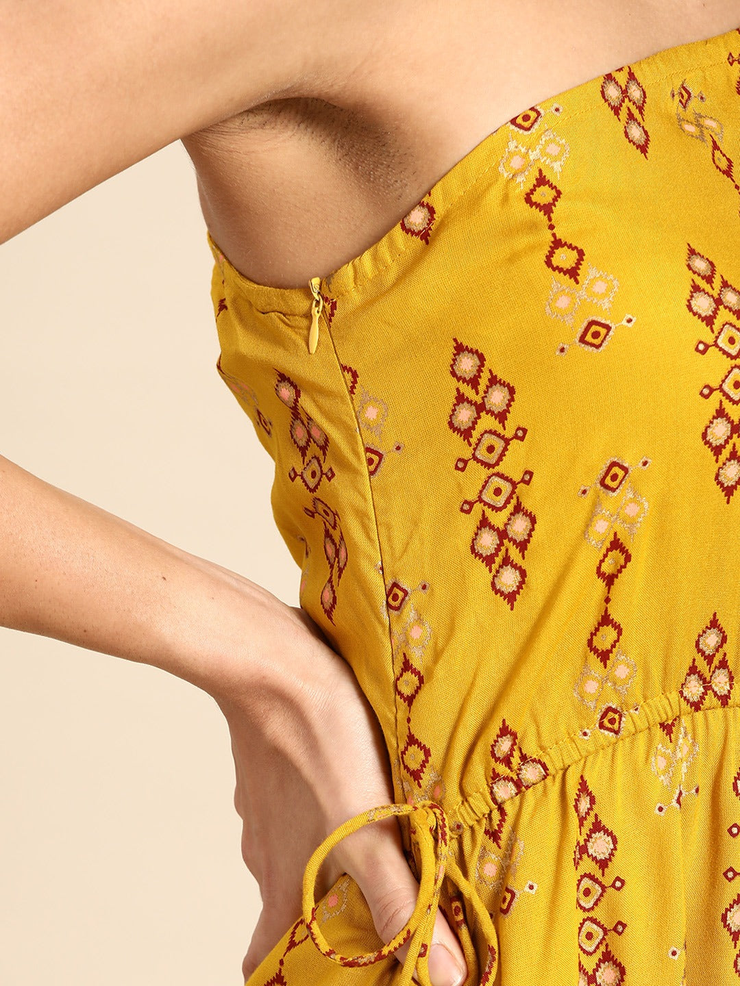 One shoulder dhoti Jumpsuit