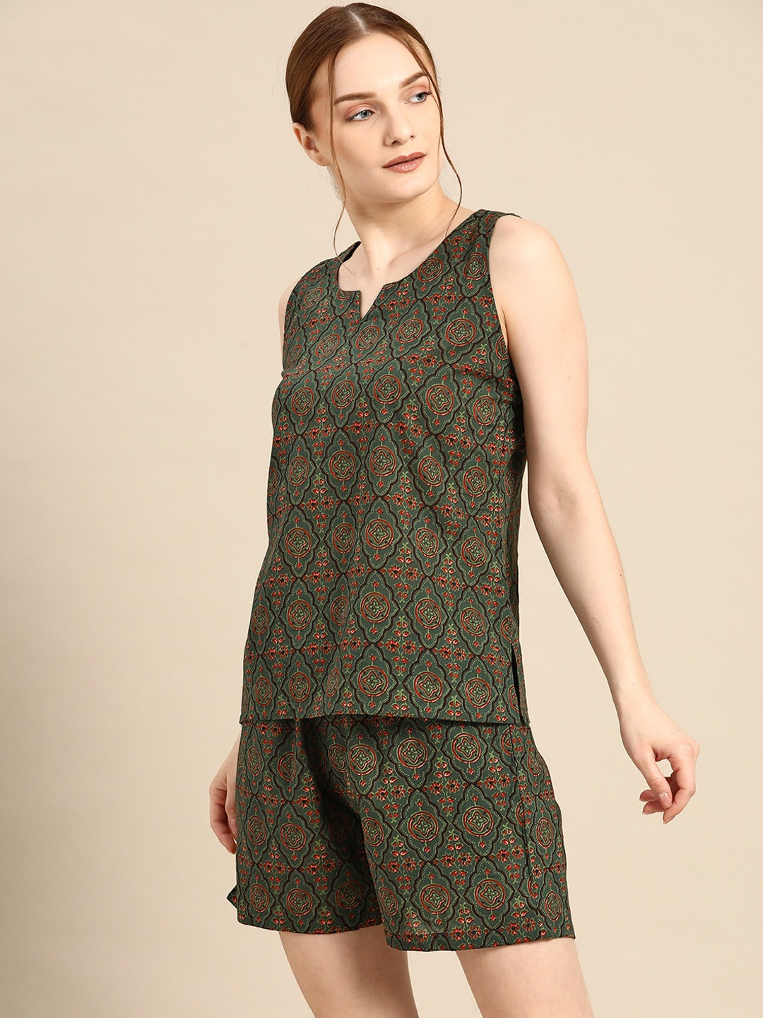 Kurti with Shorts Set