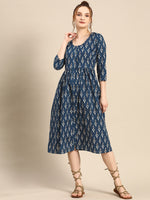 Load image into Gallery viewer, Front button down with pleats midi dress
