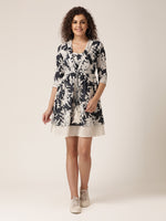 Load image into Gallery viewer, Two layer Short collar Dress
