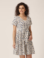 Load image into Gallery viewer, Front tie with placket mini dress
