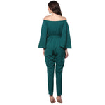 Load image into Gallery viewer, Off shoulder long jumpsuit
