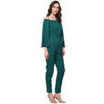 Load image into Gallery viewer, Off shoulder long jumpsuit
