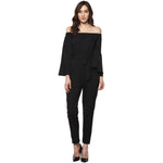 Load image into Gallery viewer, Off shoulder long jumpsuit
