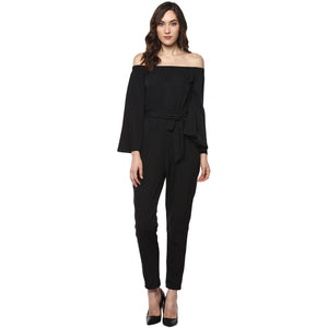 Off shoulder long jumpsuit