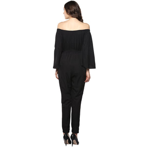 Off shoulder long jumpsuit