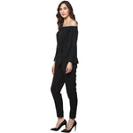 Load image into Gallery viewer, Off shoulder long jumpsuit
