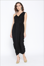 Load image into Gallery viewer, Front pleat Dhoti style jumpsuit
