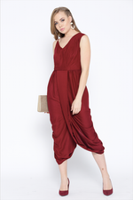 Load image into Gallery viewer, Front pleat Dhoti style jumpsuit
