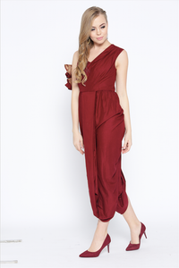 Front pleat Dhoti style jumpsuit