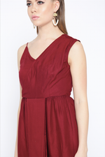 Load image into Gallery viewer, Front pleat Dhoti style jumpsuit
