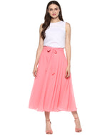 Load image into Gallery viewer, Flare Midi skirt
