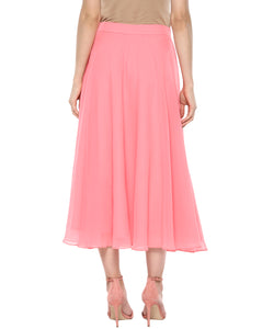 Flare Midi skirt
