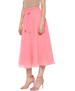Flare Midi skirt