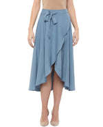 Load image into Gallery viewer, Overlap midi skirt
