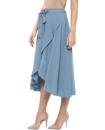 Load image into Gallery viewer, Overlap midi skirt
