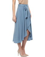 Load image into Gallery viewer, Overlap midi skirt
