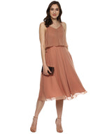 Load image into Gallery viewer, Flare yoke midid dress
