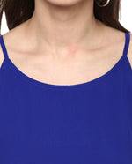 Load image into Gallery viewer, Short Speghetti dress with front drape
