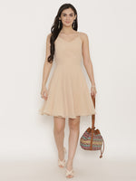 Load image into Gallery viewer, Back knot short skater Dress
