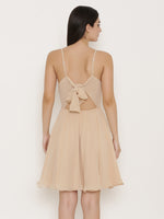 Load image into Gallery viewer, Back knot short skater Dress
