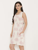 Load image into Gallery viewer, Printed dress with slouchy side pockets
