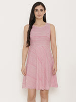 Load image into Gallery viewer, Striped skater Dress
