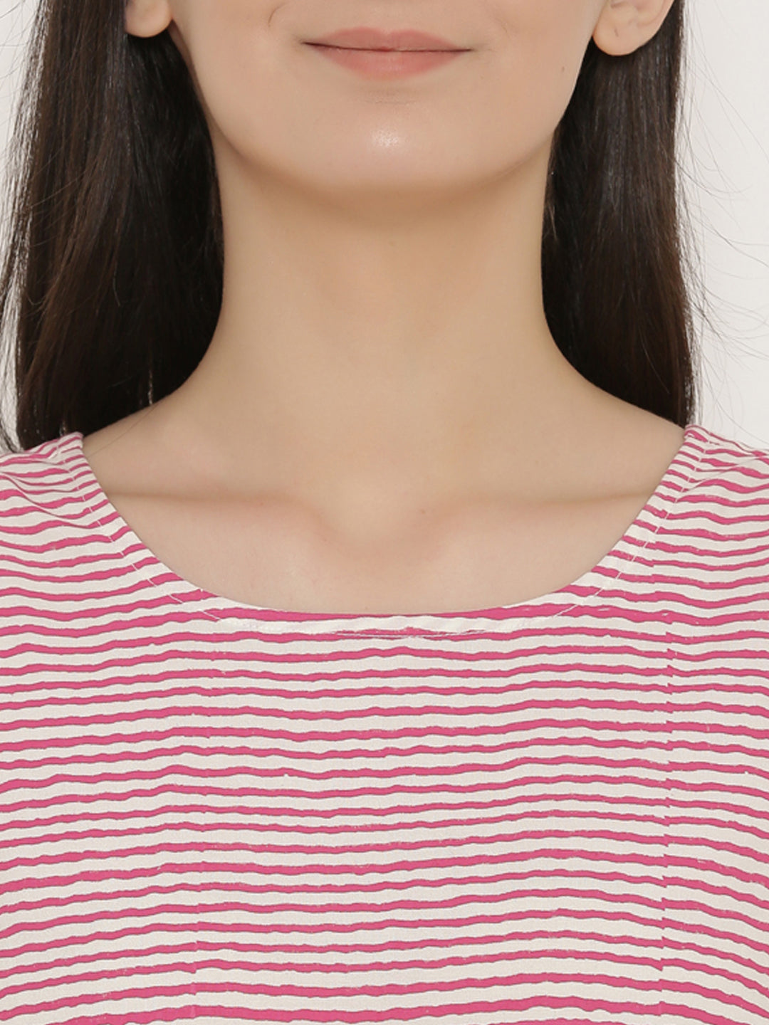 Striped skater Dress