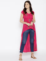 Load image into Gallery viewer, High Low Block Printed Top
