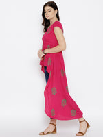 Load image into Gallery viewer, High Low Block Printed Top
