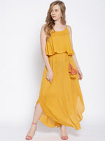Load image into Gallery viewer, Flare yoke with U hem long dress
