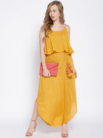 Load image into Gallery viewer, Flare yoke with U hem long dress
