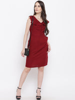 Load image into Gallery viewer, Front loop button pencil dress
