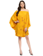 Load image into Gallery viewer, Circular off shoulder Kaftan dress
