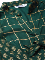 Load image into Gallery viewer, Printed Midi dress with mock waistcoat
