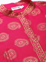Load image into Gallery viewer, Peplum yoke with low crotch printed jumpsuit
