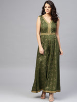 Load image into Gallery viewer, Front borders with kalidar pants printed jumpsuit
