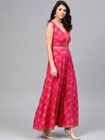 Load image into Gallery viewer, Front borders with kalidar pants printed jumpsuit
